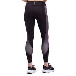 W Animal Print Legging Kadın Siyah Koşu Tayt S221148-001