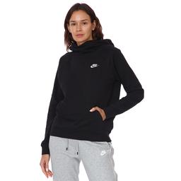 W Nsw Essntl Flc Fnl Hoodie Kadın Siyah Günlük Stil Sweatshirt BV4116-010