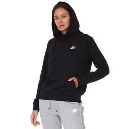 W Nsw Essntl Flc Fnl Hoodie Kadın Siyah Günlük Stil Sweatshirt BV4116-010