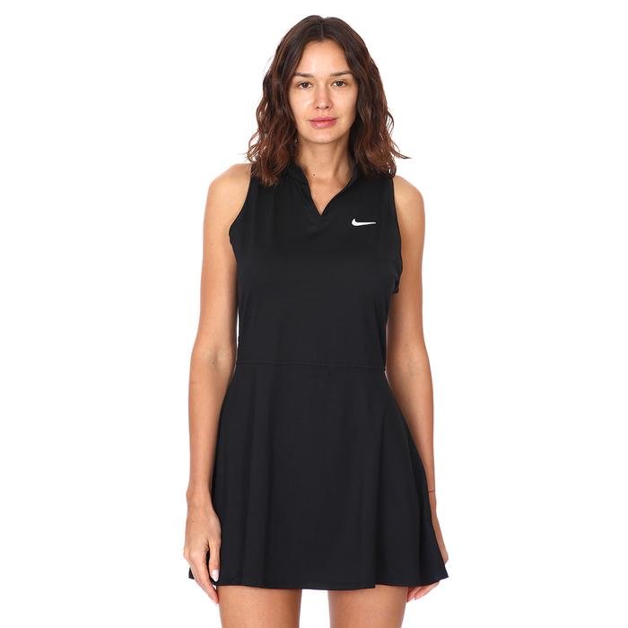 W Nkct Df Victory Dress Kadın Siyah Tenis Elbisesi DD8730-010 1327323