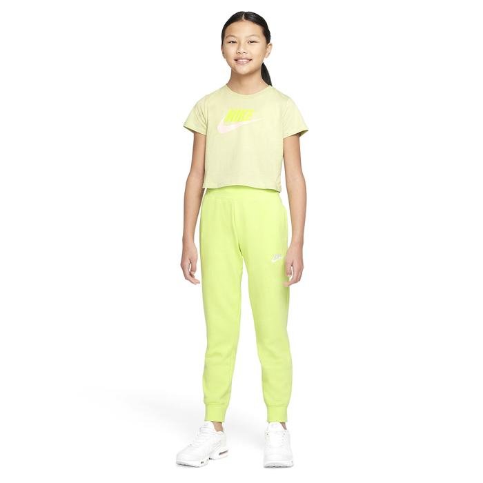 Sportswear Crop Futura Çocuk Yeşil Günlük Stil Tişört DA6925-371 1325545