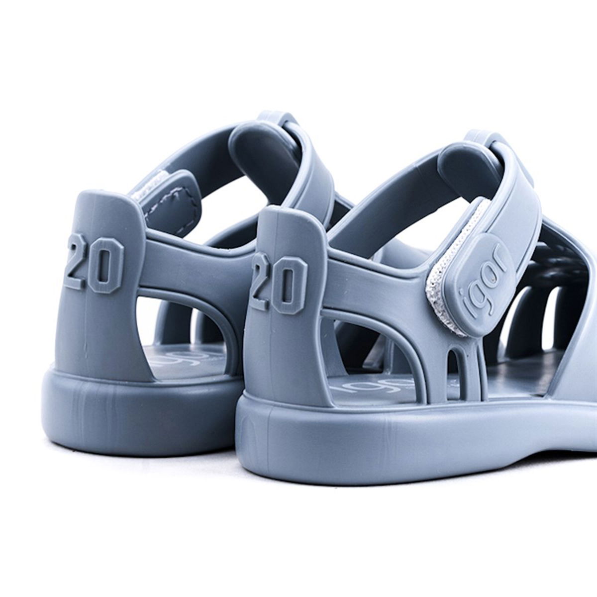 Tobby Solid Çocuk Gri Günlük Stil Sandalet S10271-225