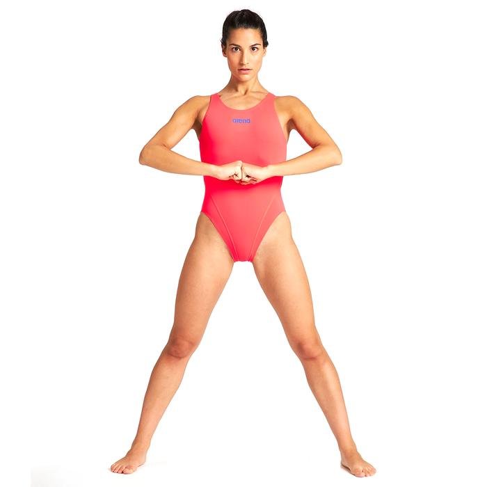 W Solid Swim Tech High Kadın Çok Renkli Yüzücü Mayosu 2A241405 1209965