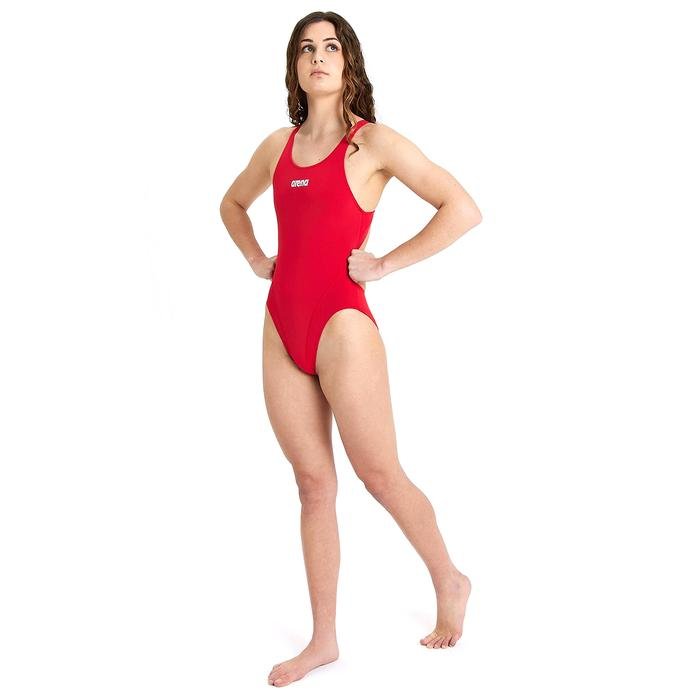 W Solid Swim Tech High Kadın Çok Renkli Yüzücü Mayosu 2A24145 813241