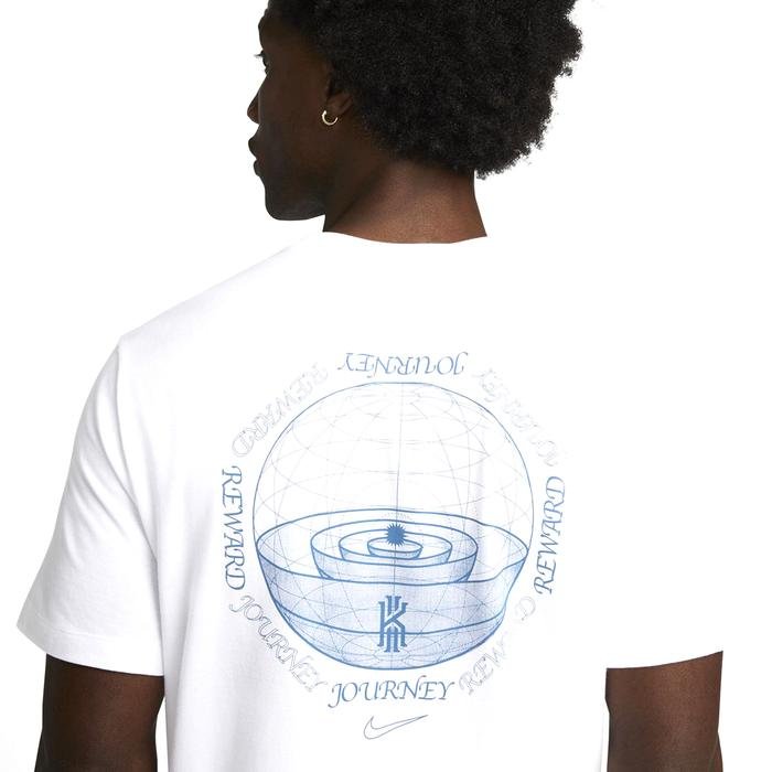 Kyrie Logo NBA Erkek Beyaz Basketbol Tişört DQ1879-100 1383825