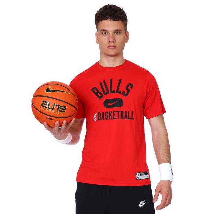 Chicago Bulls Dri-Fit NBA Erkek Kırmızı Basketbol Tişört DA5916-657 1335550