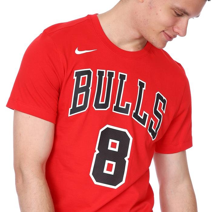 Chicago Bulls NBA Erkek Kırmızı Basketbol Tişört CV8510-658 1382826