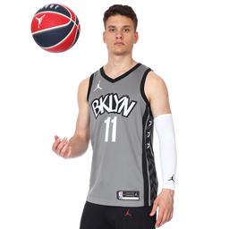 Maillot Jordan NBA Kyrie Irving Nets Statement Edition Erkek Siyah Basketbol Atlet CV9469-008