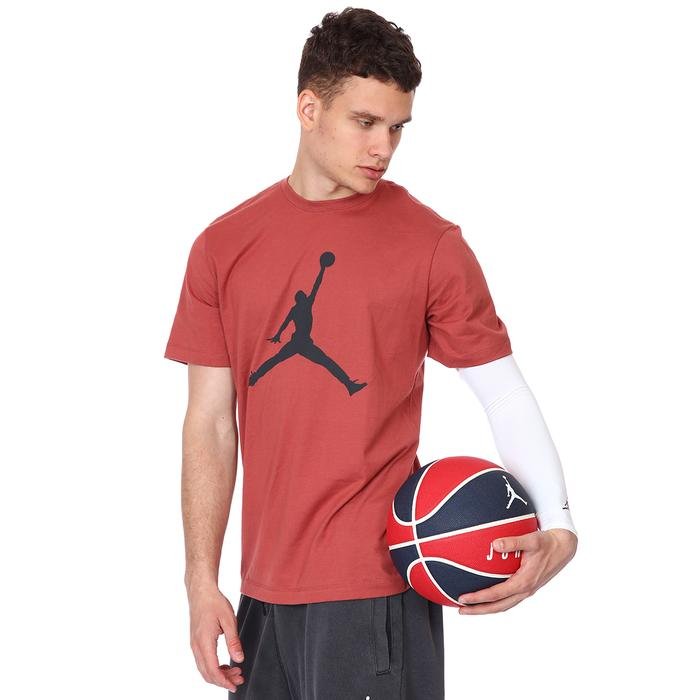 M Jordan Jumpman Ss Crew Erkek Kırmızı Basketbol Tişört CJ0921-691 1364866