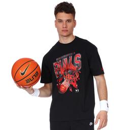 Chicago Bulls NBA Erkek Siyah Basketbol Tişört DA5836-010