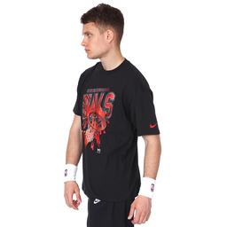 Chicago Bulls NBA Erkek Siyah Basketbol Tişört DA5836-010