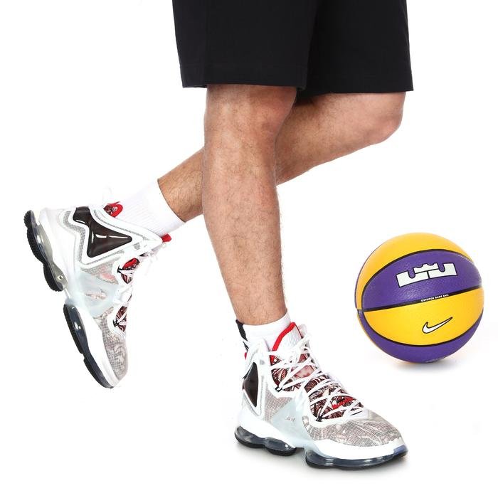Lebron XIX NBA Erkek Beyaz Basketbol Ayakkabısı CZ0203-101 1388258