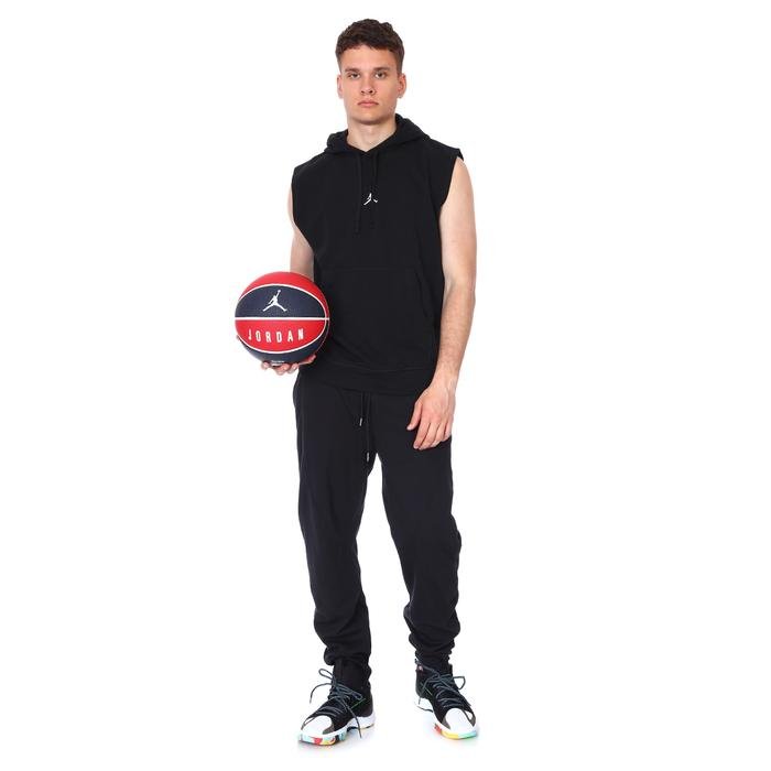 M Jordan Df Sprt Flc NBA Erkek Siyah Basketbol Kolsuz Tişört DM2821-010 1383004