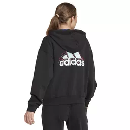 W Bluv Q3 Hd Tt Kadın Siyah Günlük Stil Sweatshirt HL4419