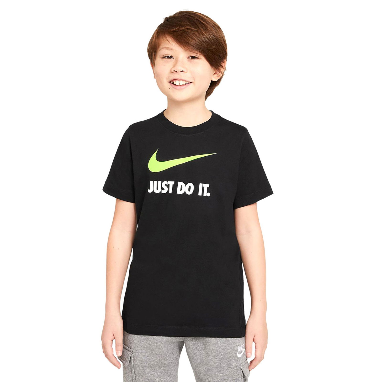 B Nsw Jdi Swoosh Çocuk Siyah Günlük Stil Tişört AR5249-014