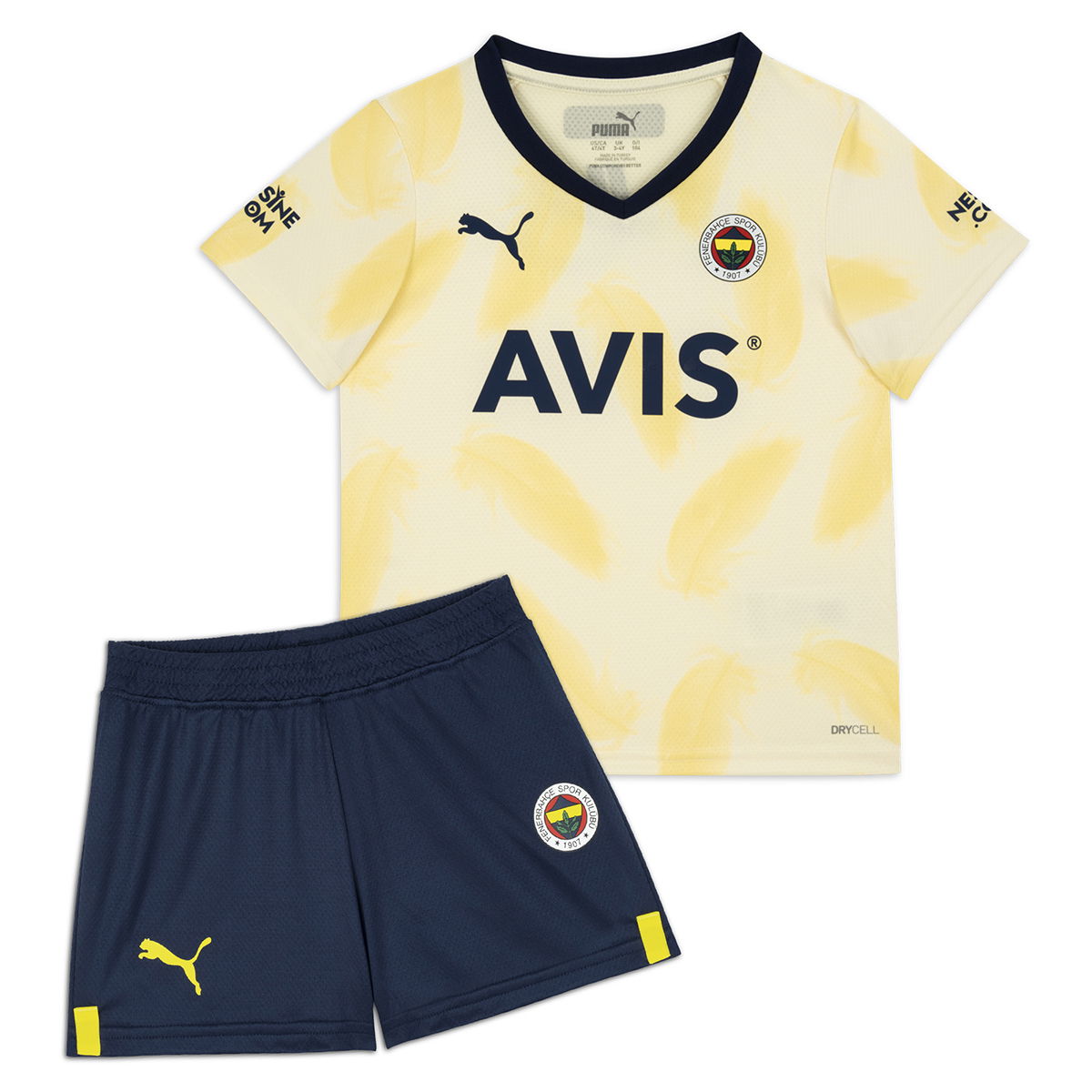 Fenerbahçe SK 22/23 Away Çocuk Turuncu Futbol Forma 77000804