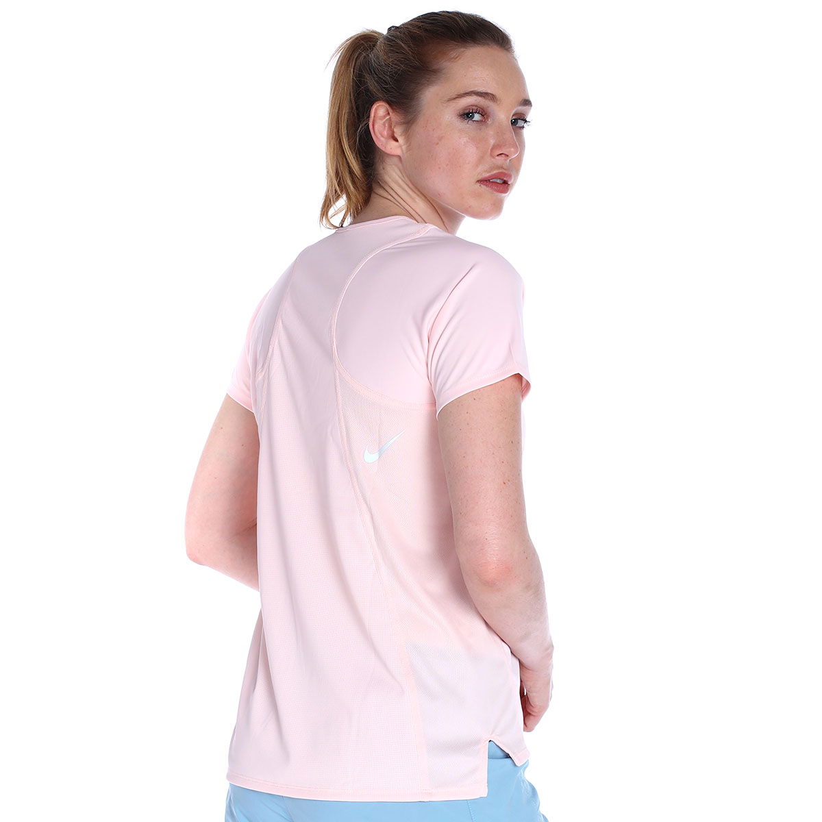 Dri-Fit Race Top Ss Kadın Pembe Koşu Tişört DD5927-610