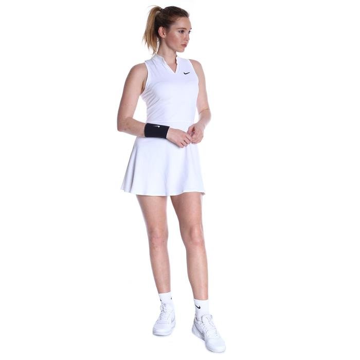 W Nkct Df Victory Dress Kadın Beyaz Tenis Elbisesi DD8730-100 1327326