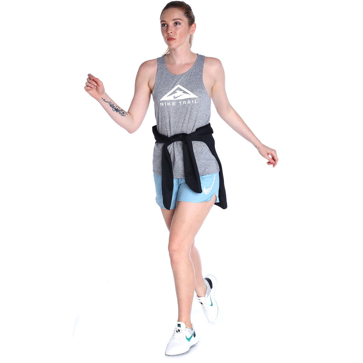 Dri-Fit Trail Tank Kadın Gri Koşu Atlet DM7571-064