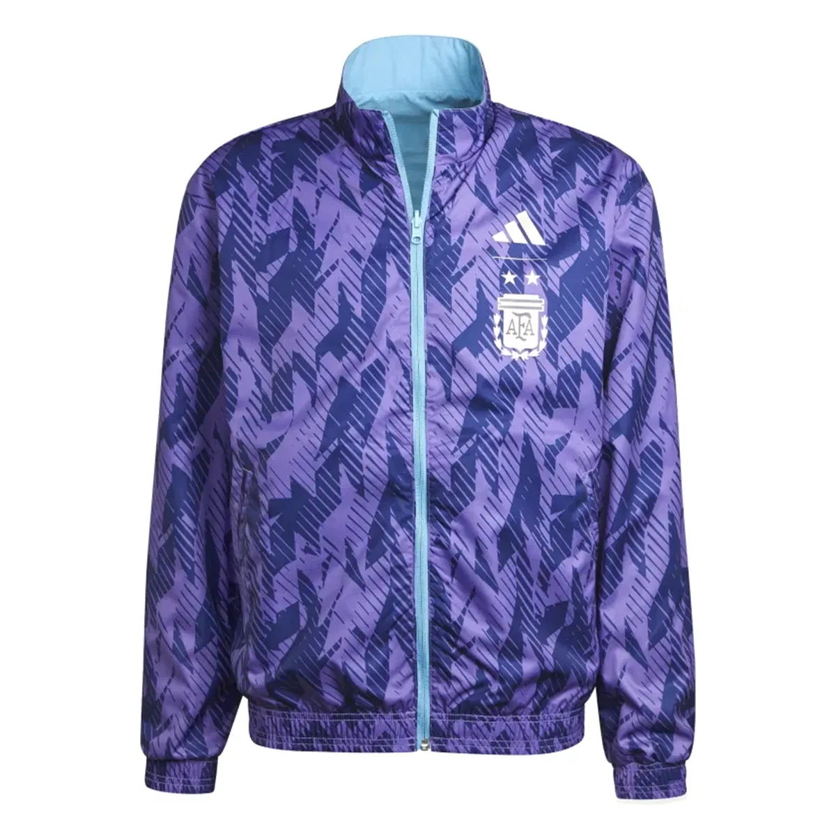 Arjantin Anthem Erkek Mavi Futbol Ceket HF3948