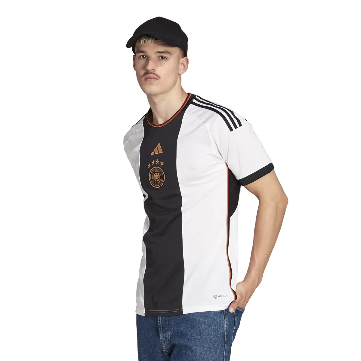 Almanya 22 İç Saha Erkek Beyaz Futbol Forma HJ9606