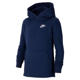 B Nsw Hoodie Po Club Çocuk Mavi Günlük Stil Sweatshirt BV3757-410