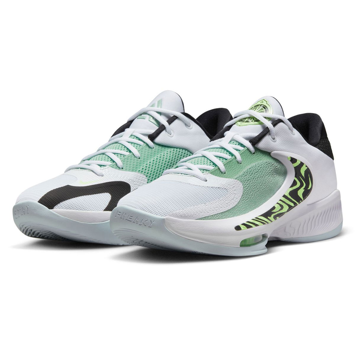 Zoom Freak 4 NBA Erkek Beyaz Basketbol Ayakkabısı DJ6149-100
