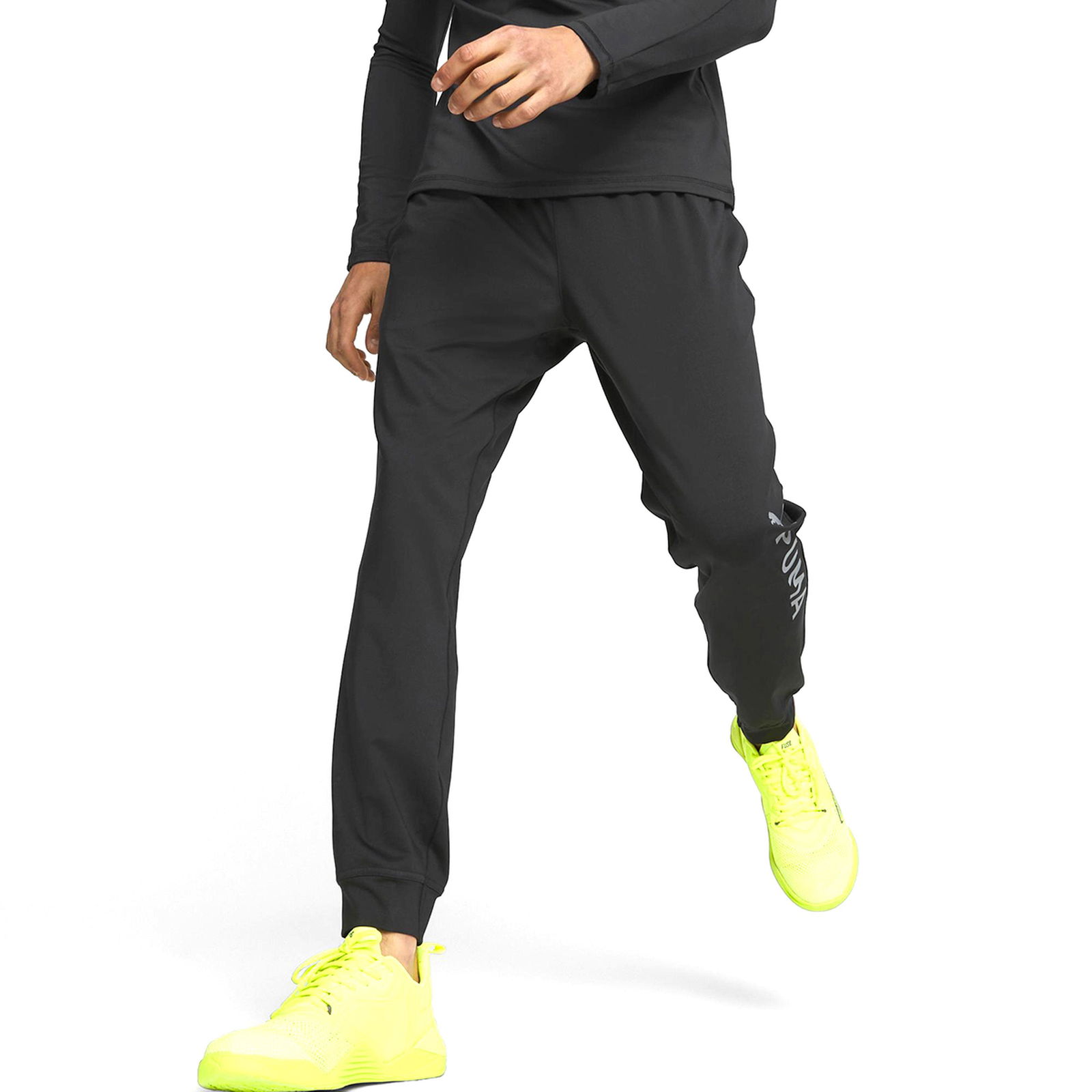 Train Fit Polyspan Jogger Erkek Siyah Koşu Eşofman Altı 52212301
