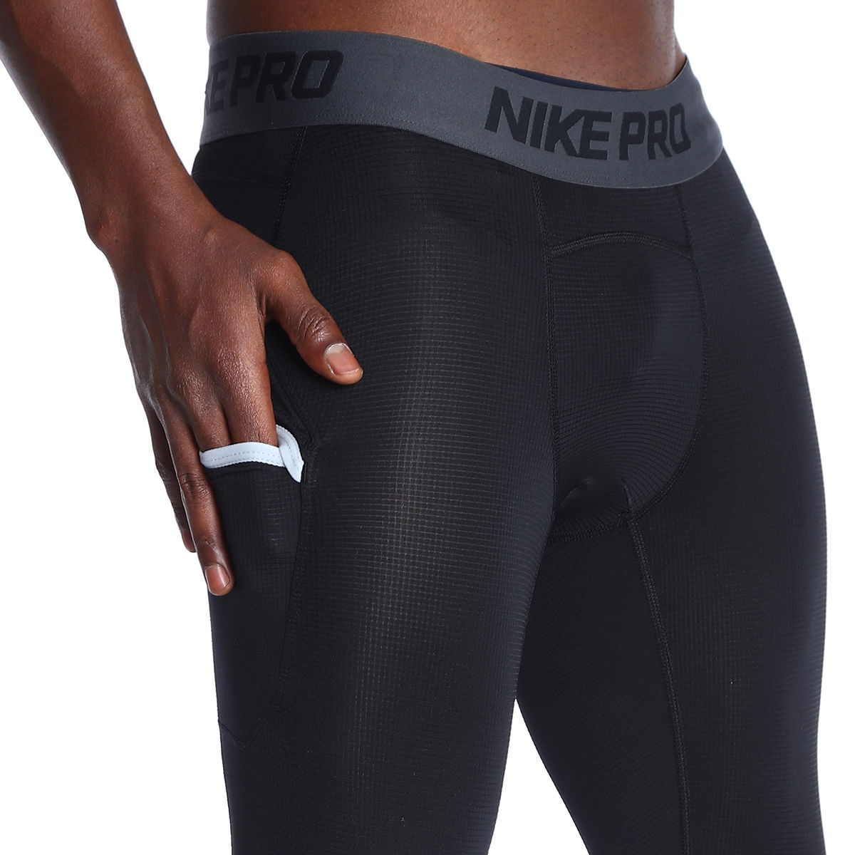 Dri-Fit Erkek Siyah Basketbol Tayt AT3383-010