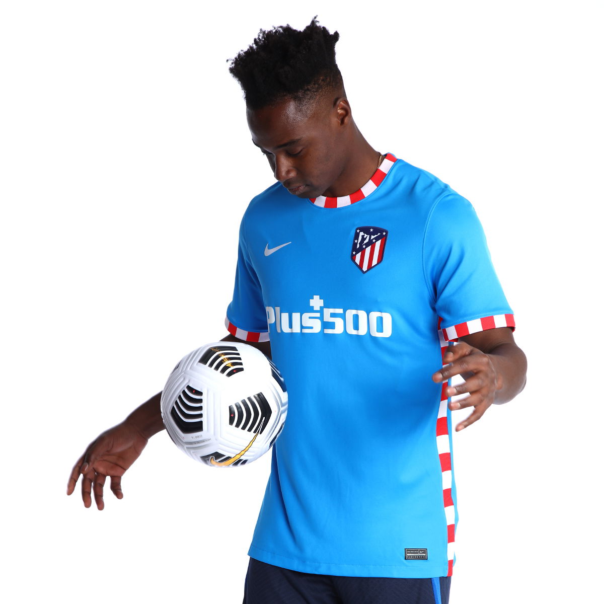 Atlético Madrid 2021/22 Stadium Third Erkek Mavi Futbol Forma DB5893-407