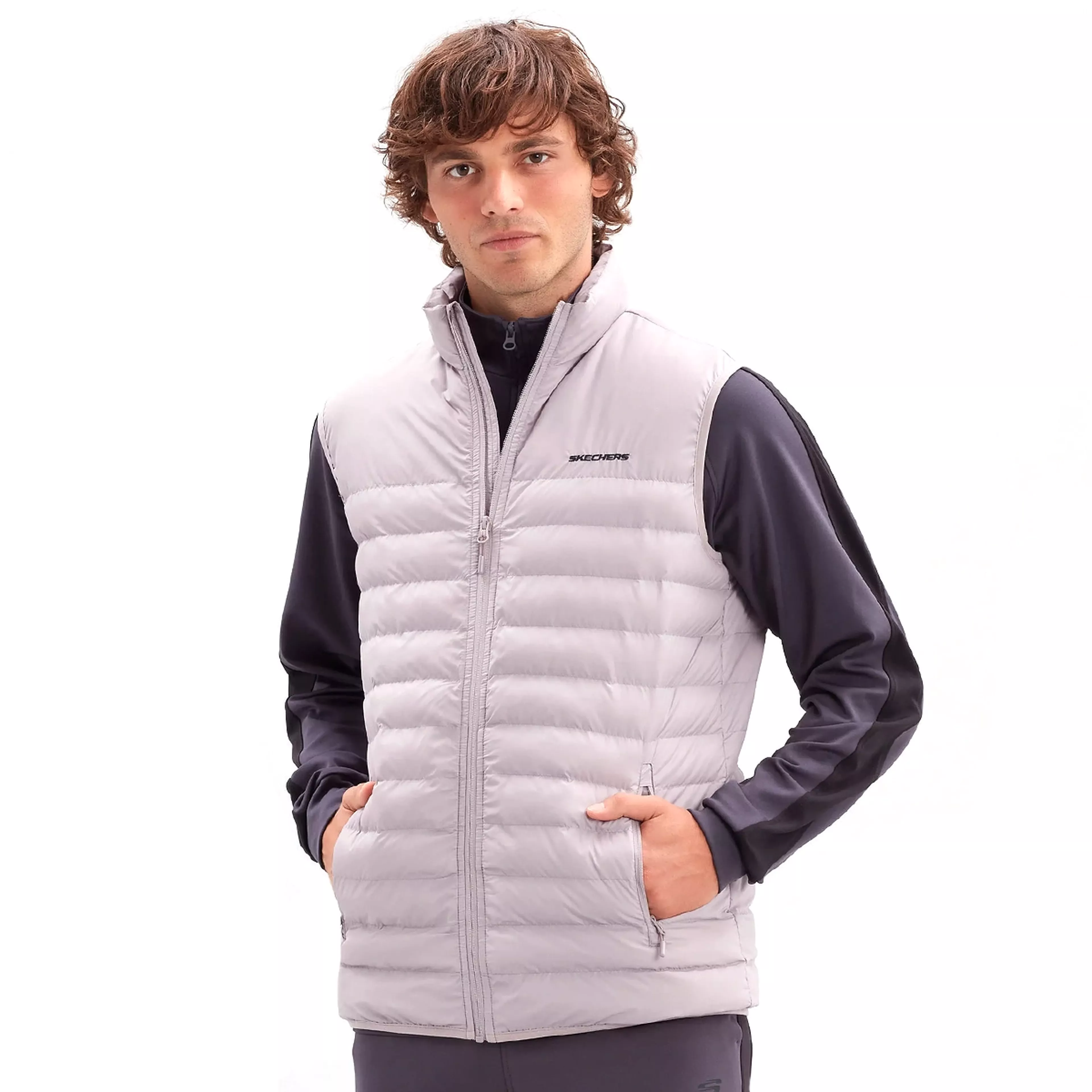 M Essential Erkek Mor Günlük Stil Yelek S202174-506