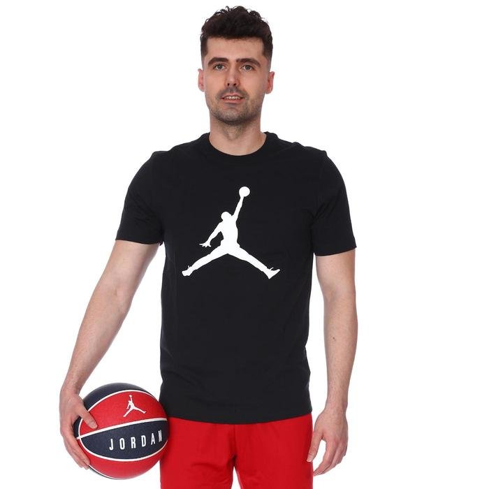 M Jordan NBA Jumpman Ss Crew Erkek Siyah Basketbol Tişört CJ0921-011 1174162