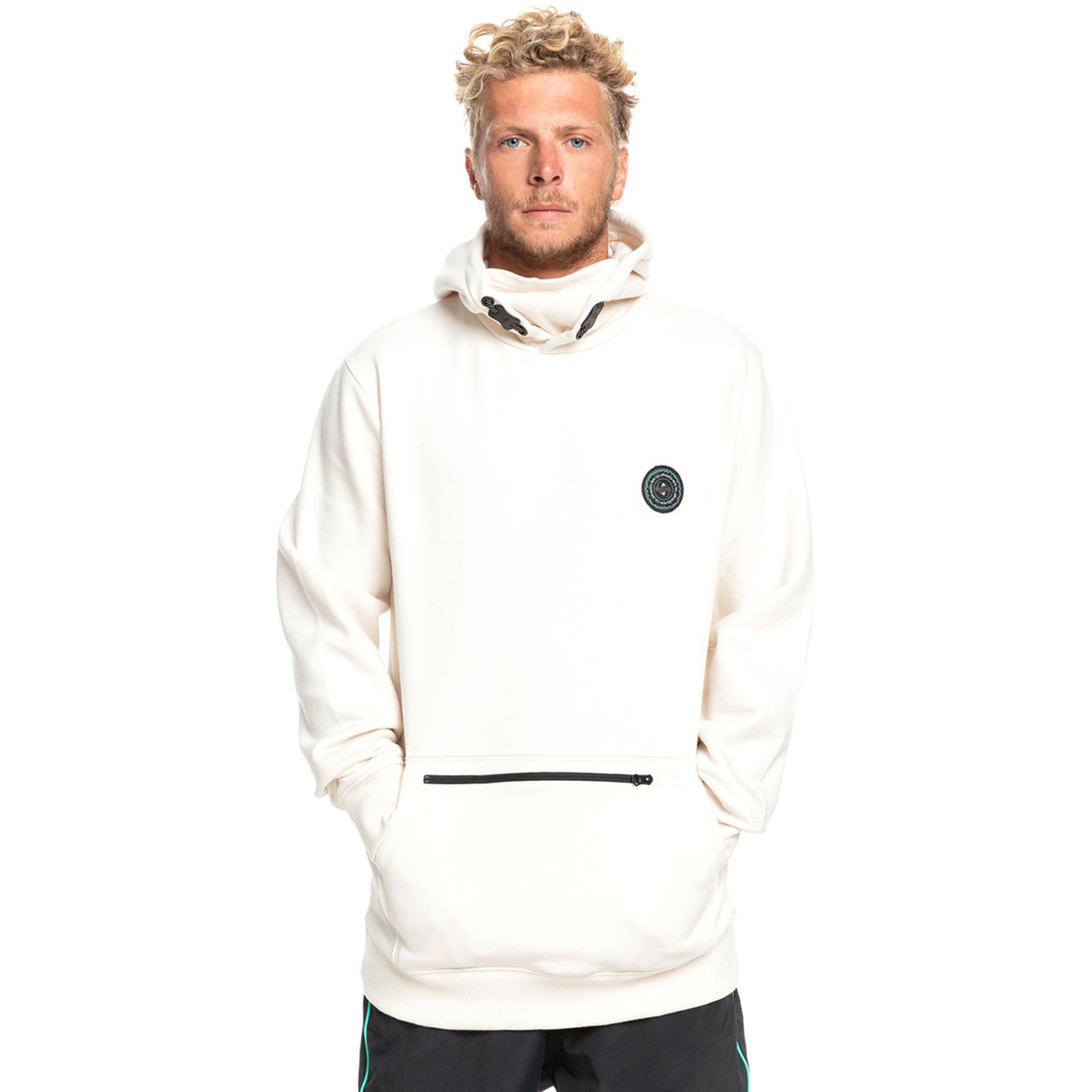 Big Logo Tech Hoodie Erkek Çok Renkli Outdoor Sweatshirt EQYFT04559-WBK0