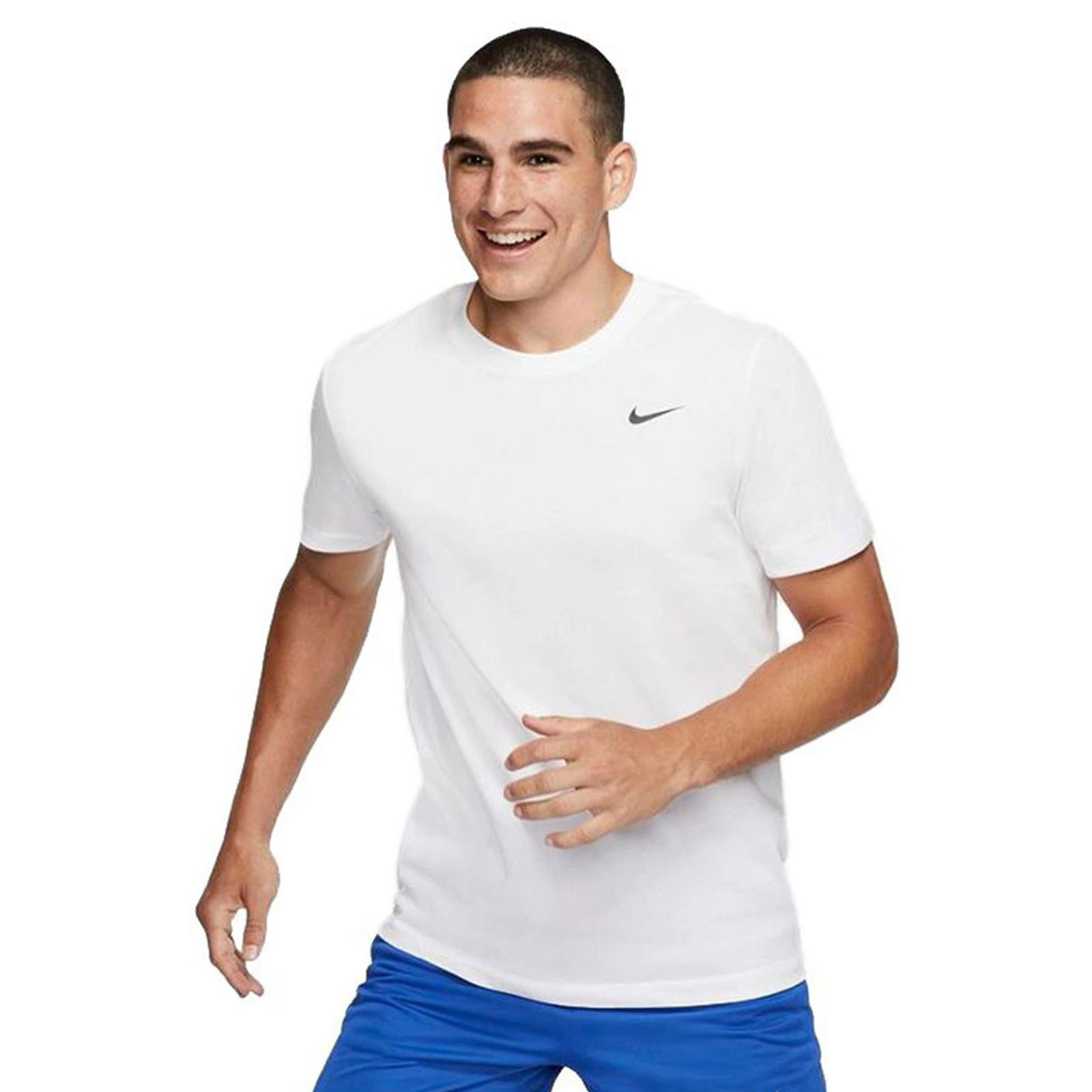 Dri-Fit Tee Crew Solid Erkek Beyaz Antrenman Tişört AR6029-100