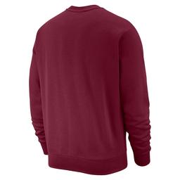 Sportswear Club Fleece Crew Erkek Bordo Günlük Stil Uzun Kollu Tişört BV2662-638