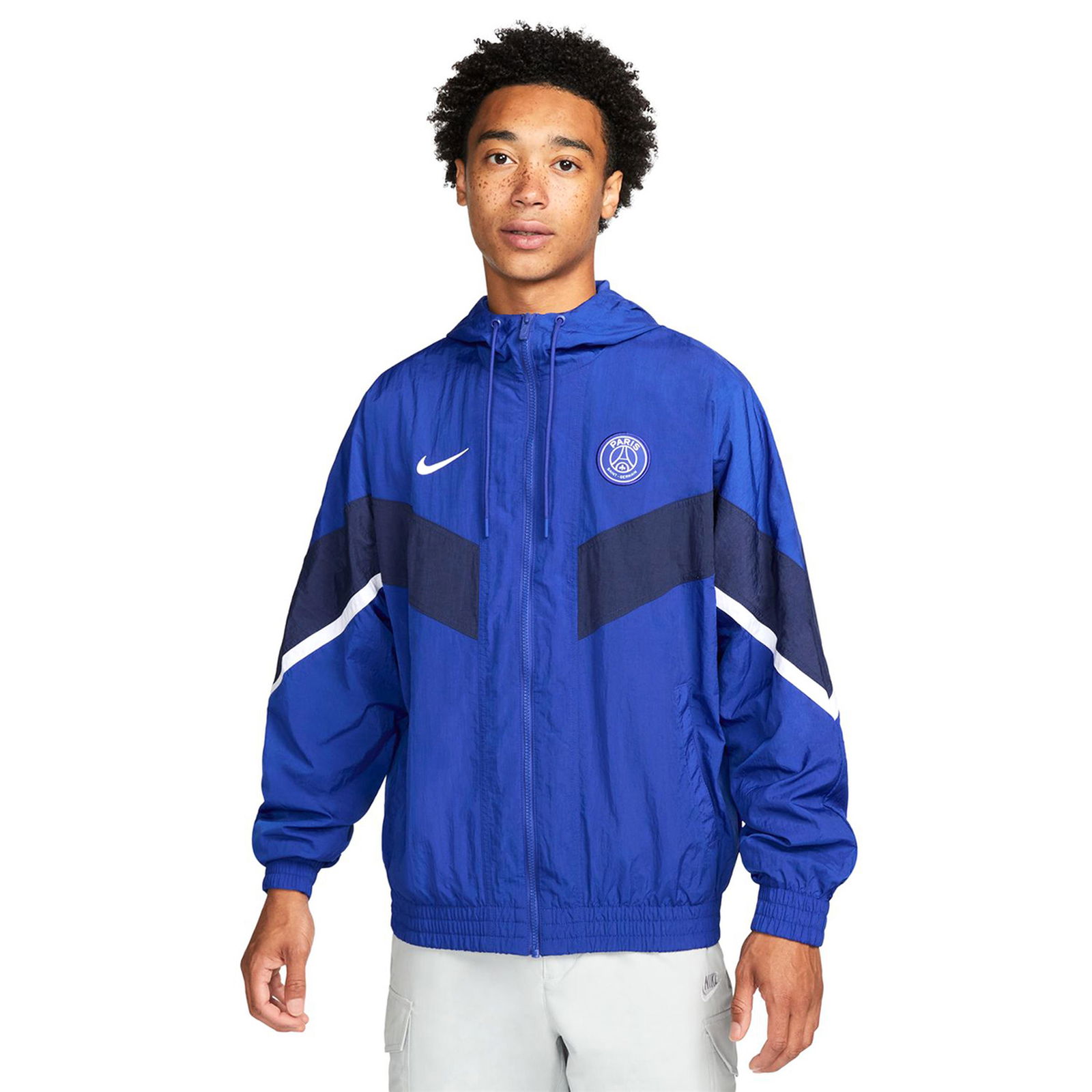 Paris Saint-Germain Strike Erkek Mavi Futbol Ceket DN3081-417