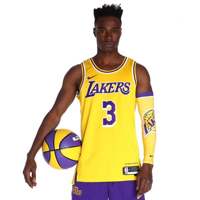Los Angeles Lakers Dri-Fit NBA Erkek Sarı Basketbol Forma DN2009-729 1426098