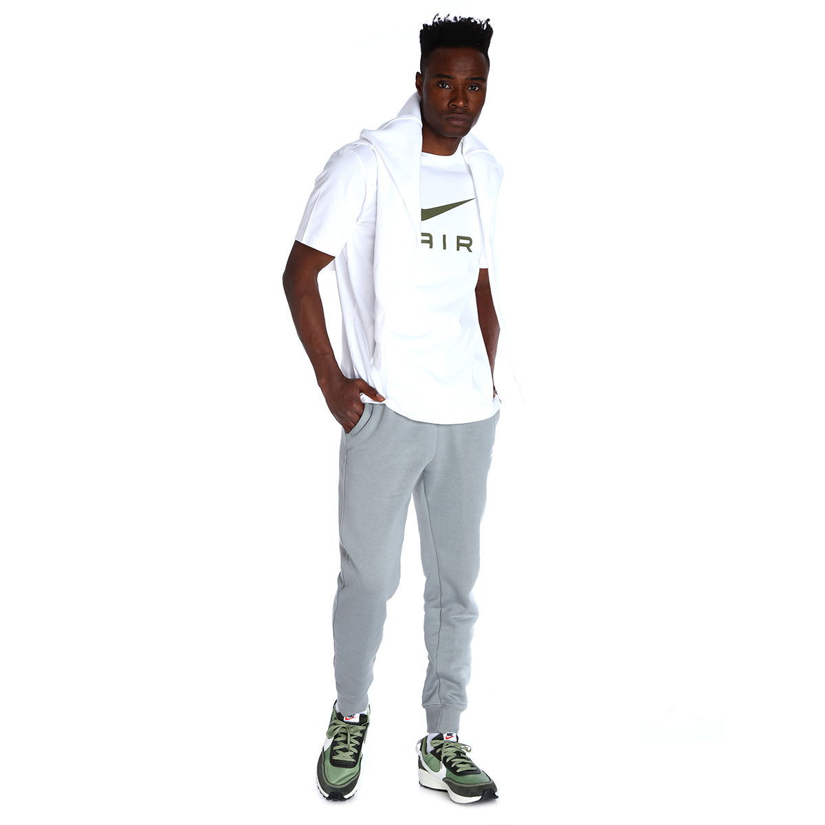 M Nsw Club Jggr Bb Erkek Gri Günlük Stil Eşofman Altı BV2671-073