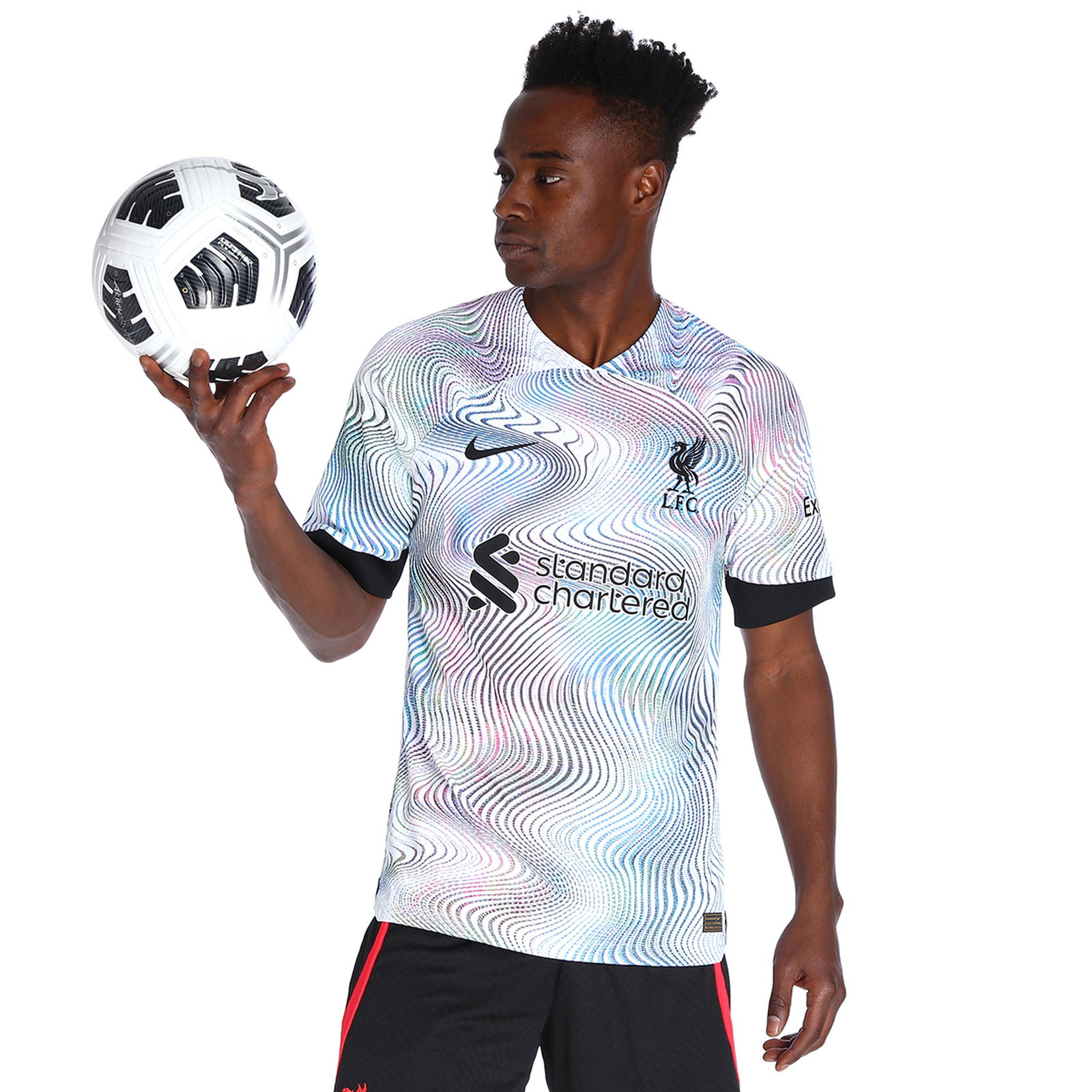 Liverpool FC Erkek Beyaz Futbol Tişört DN2708-101