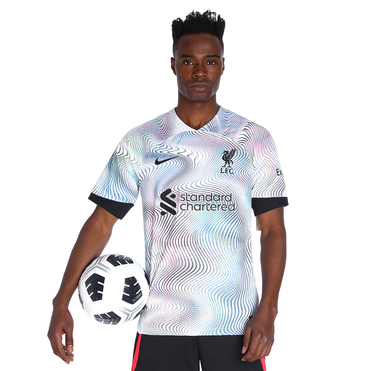 Liverpool FC Erkek Beyaz Futbol Tişört DN2708-101