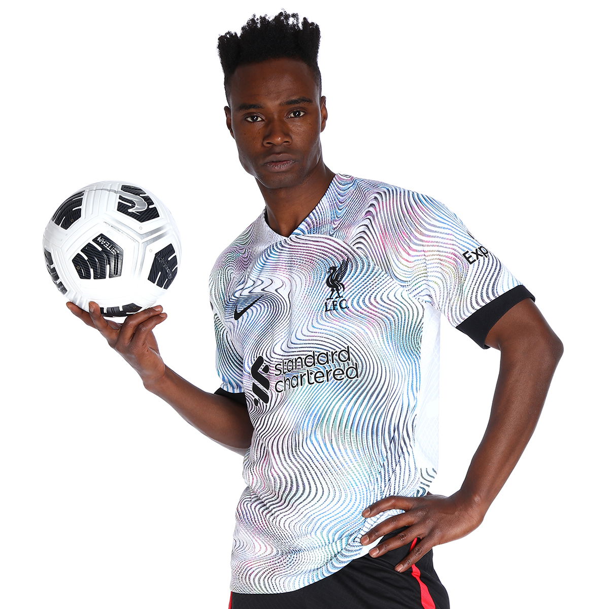 Liverpool FC Erkek Beyaz Futbol Tişört DN2708-101