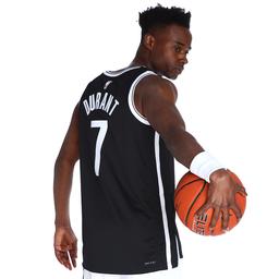 Brooklyn Nets NBA Erkek Siyah Basketbol Forma DN1996-011
