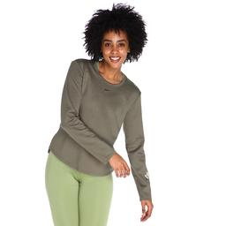 Therma-Fit Kadın Kahverengi Günlük Stil Uzun Kollu Tişört DQ6178-222