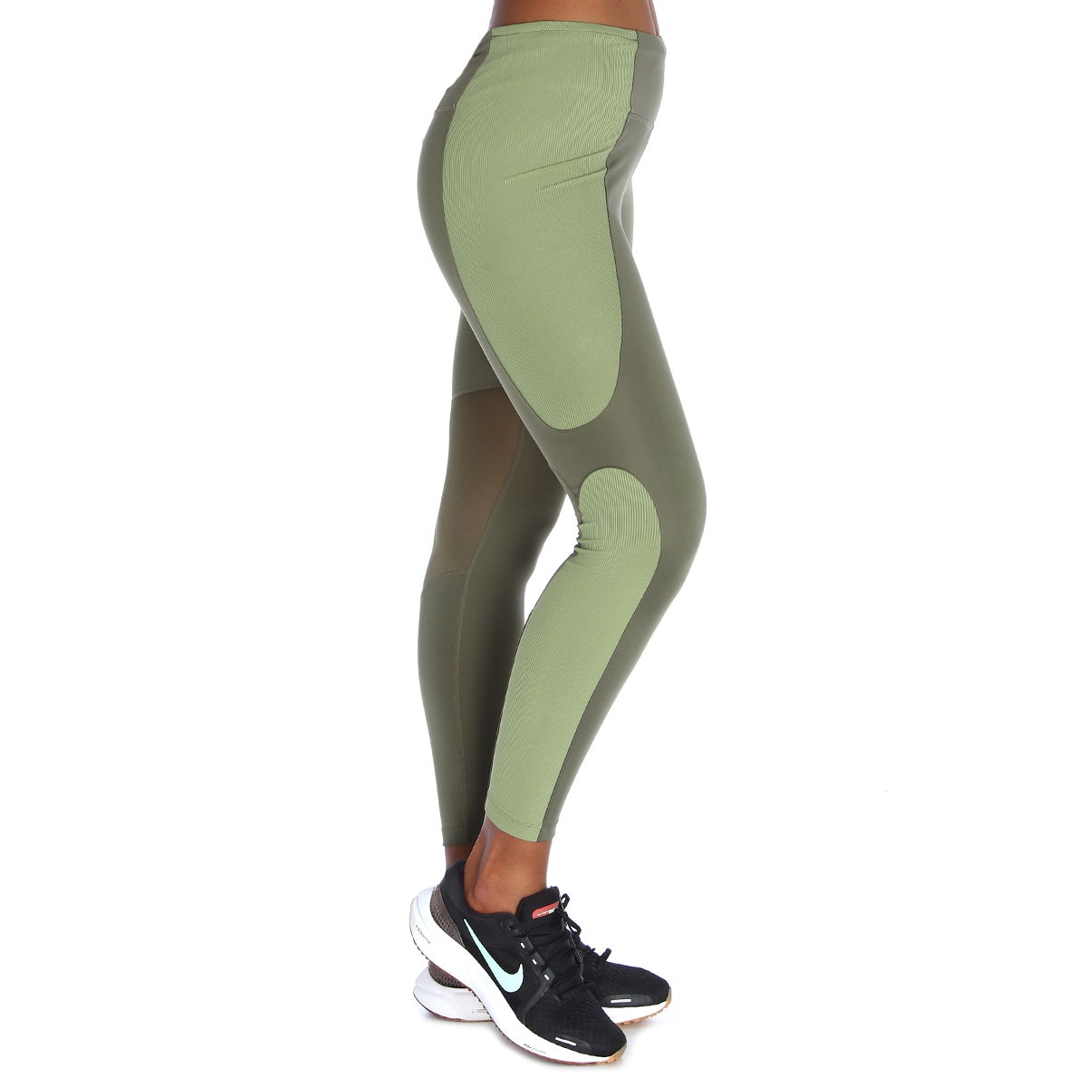 Dri-Fit Air Fast Mid-Rise 7/8 Kadın Kahverengi Koşu Tayt DQ6685-222