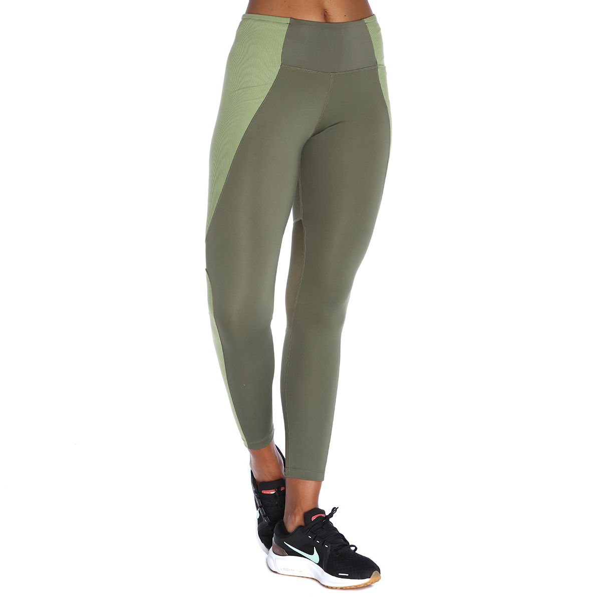 Dri-Fit Air Fast Mid-Rise 7/8 Kadın Kahverengi Koşu Tayt DQ6685-222