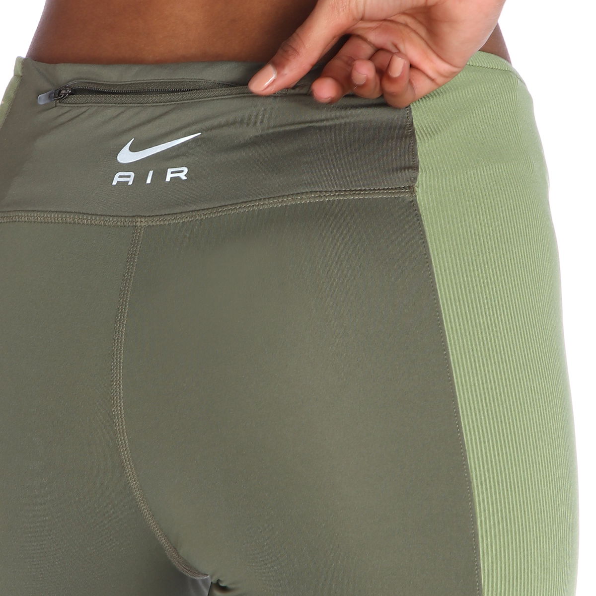 Dri-Fit Air Fast Mid-Rise 7/8 Kadın Kahverengi Koşu Tayt DQ6685-222
