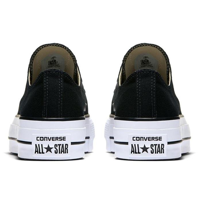Chuck Taylor All Star Canvas Platform Kadın Siyah Sneaker Ayakkabı 560250C 1605347