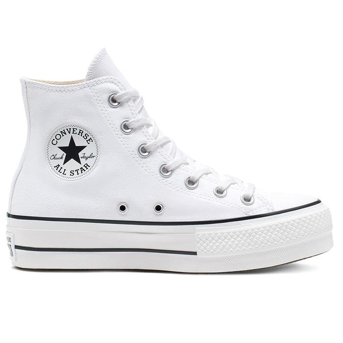 Chuck Taylor All Star Platform Canvas Kadın Beyaz Günlük Stil Ayakkabı 560846C 1387110