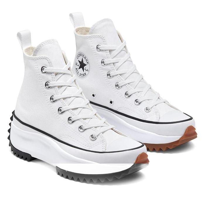 Run Star Hike Canvas Platform Kadın Beyaz Sneaker Ayakkabı 166799C 1387074