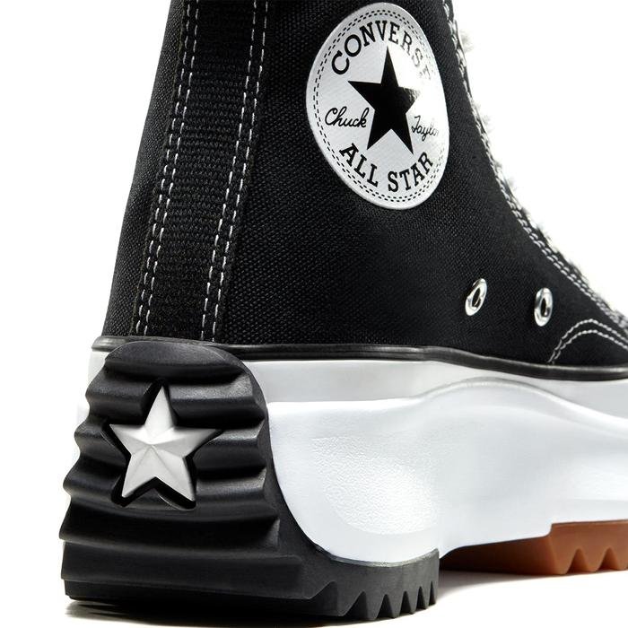 Run Star Hike Canvas Platform Kadın Siyah Sneaker Ayakkabı 166800C 1458617